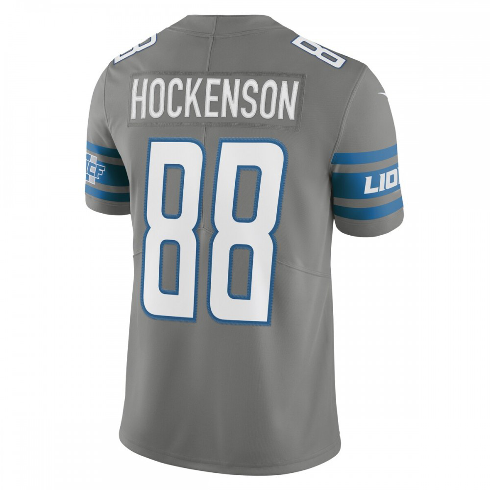 T.J. Hockenson Detroit Lions Nike Vapor Limited Jersey - Steel-Profan Arena